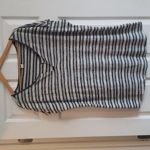 Old Navy Black and White Striped Top